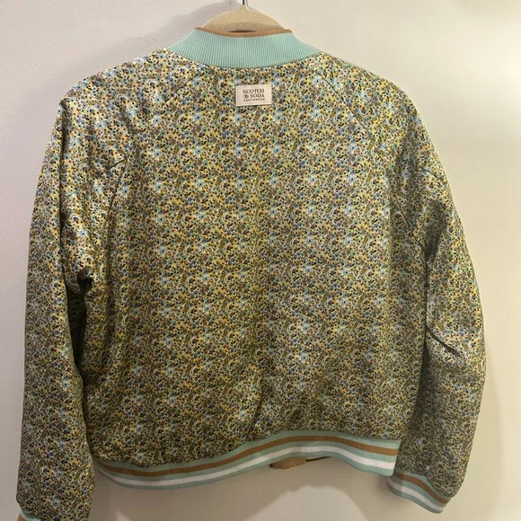 Scotch & Soda Reversible Floral Bomber Jacket - Picture 2 of 8